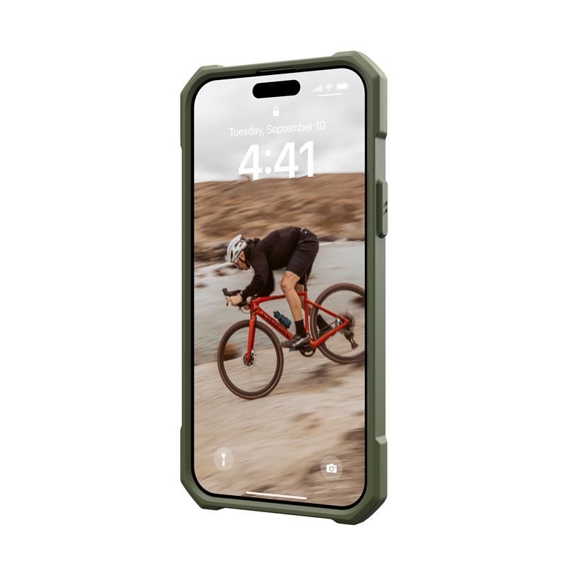 UAG iPhone 15 Plus Essential Armor MagSafe Θήκη Σιλικόνης TPU με MagSafe - Olive Drab