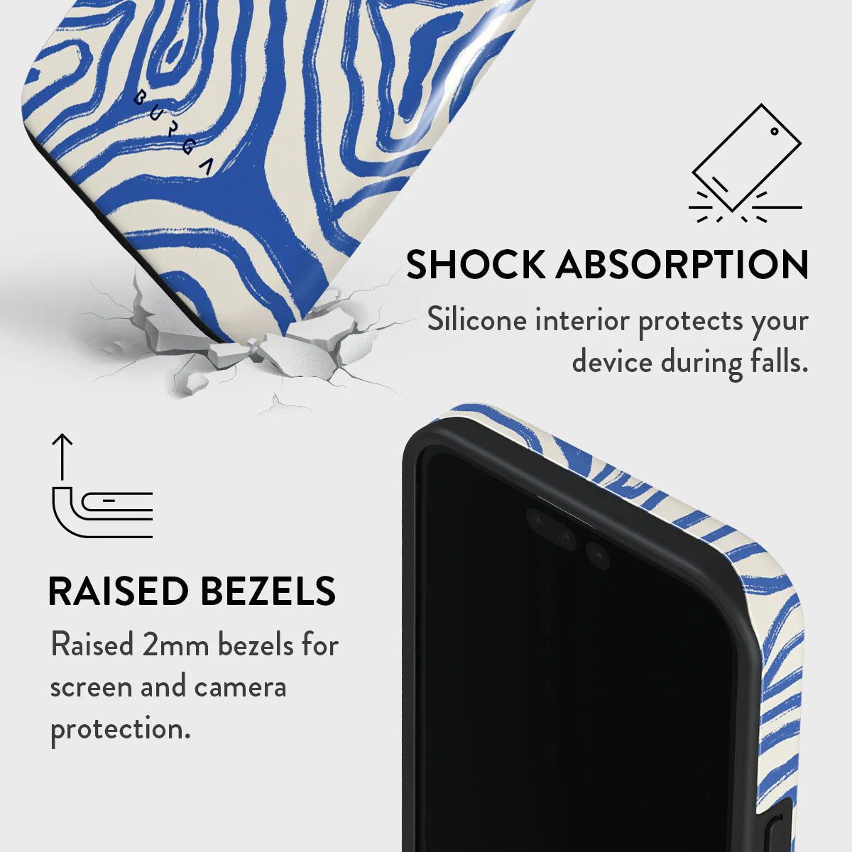 Burga iPhone 15 Pro Max Fashion Tough MagSafe Σκληρή Θήκη με MagSafe - Seven Seas