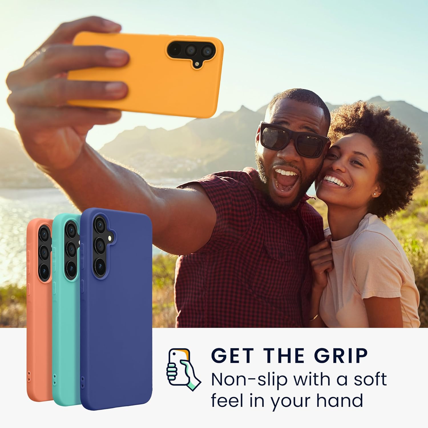 KW Samsung Galaxy A55 5G Λεπτή Θήκη Σιλικόνης TPU - Fruity Orange