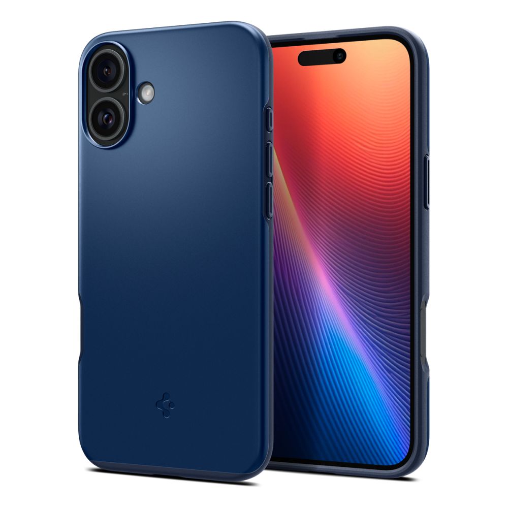 Spigen iPhone 16 Thin Fit Mag Θήκη με MagSafe - Navy Blue