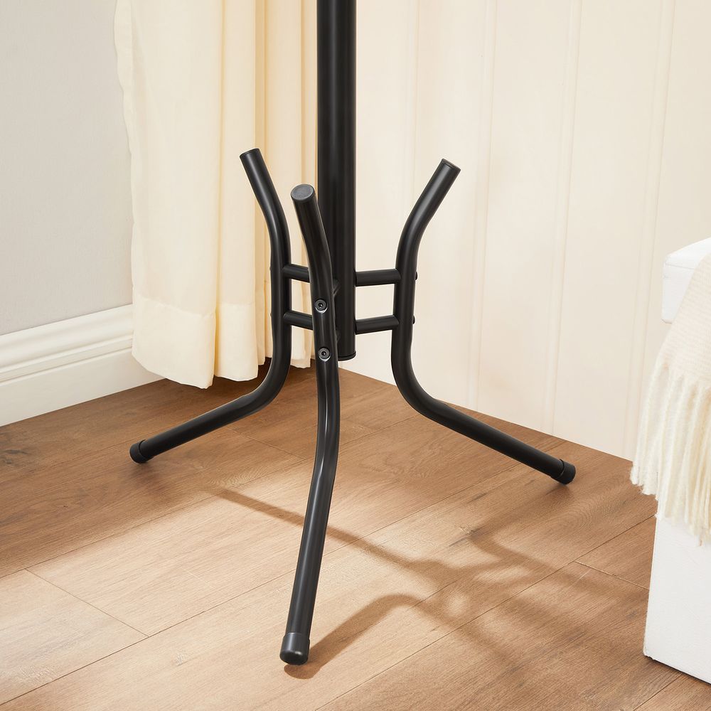 Songmics Επιδαπέδια Μεταλλική Κρεμάστρα - 53.5 x 173 cm - Black - RCR028B01