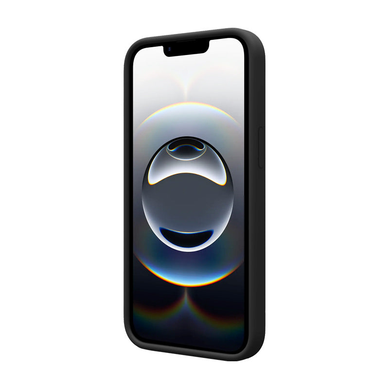 Crong iPhone 16e Color Cover Magnetic - Θήκη Σιλικόνης με MagSafe - Black