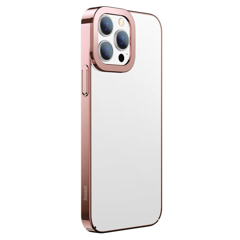 Baseus Glitter Electroplating Σκληρή Θήκη για iPhone 13 Pro - Pink - ARMC001004