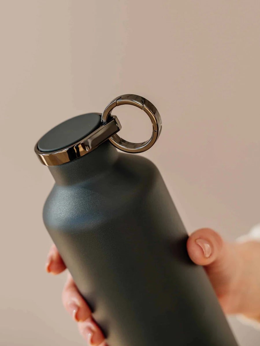 Equa Thermo Bottle Μπουκάλι Θερμός από Ανοξείδωτο Ατσάλι - 680ml - Dark Grey