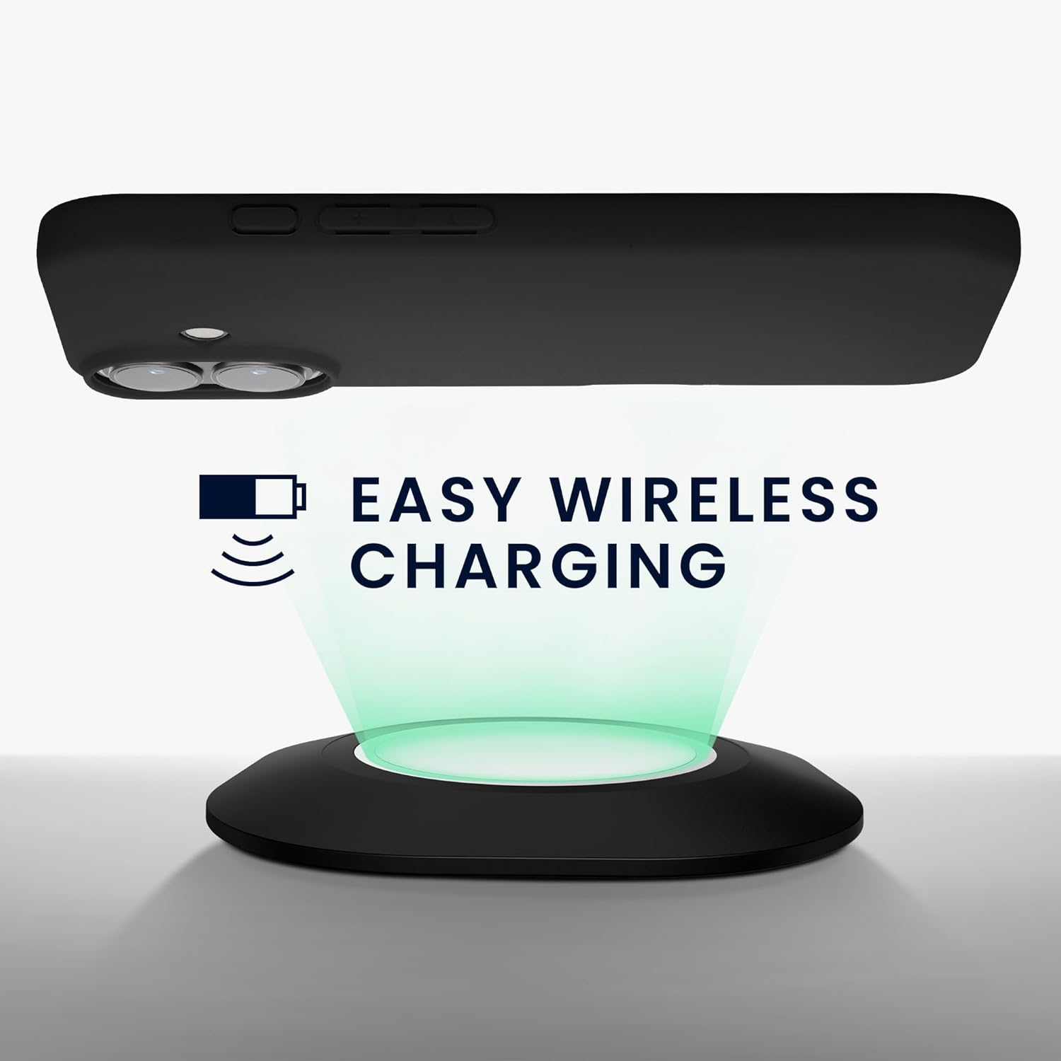 KW iPhone 16 Λεπτή Θήκη Σιλικόνης TPU - Matte Black