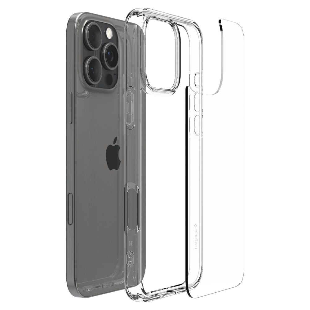 Spigen iPhone 16 Pro Max Ultra Hybrid Σκληρή Θήκη με Πλαίσιο Σιλικόνης - Crystal Clear