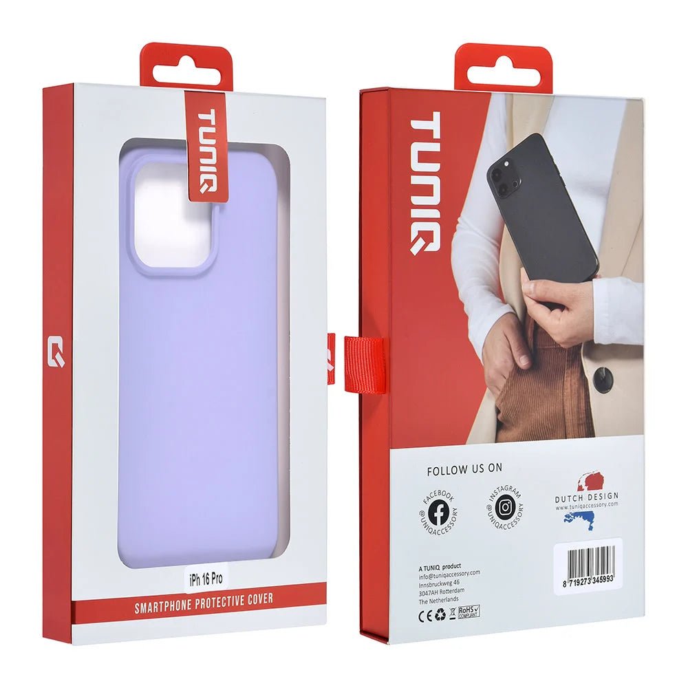 Tuniq iPhone 16 Pro Θήκη Σιλικόνης - Purple
