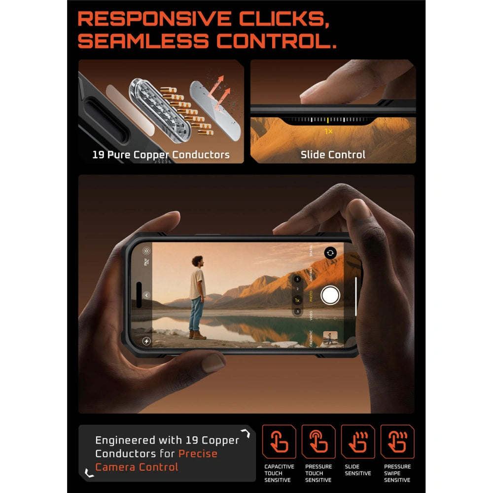 Supcase iPhone 17 Pro Max - UB Grip Mag - Σκληρή Θήκη με MagSafe και Stand - Green