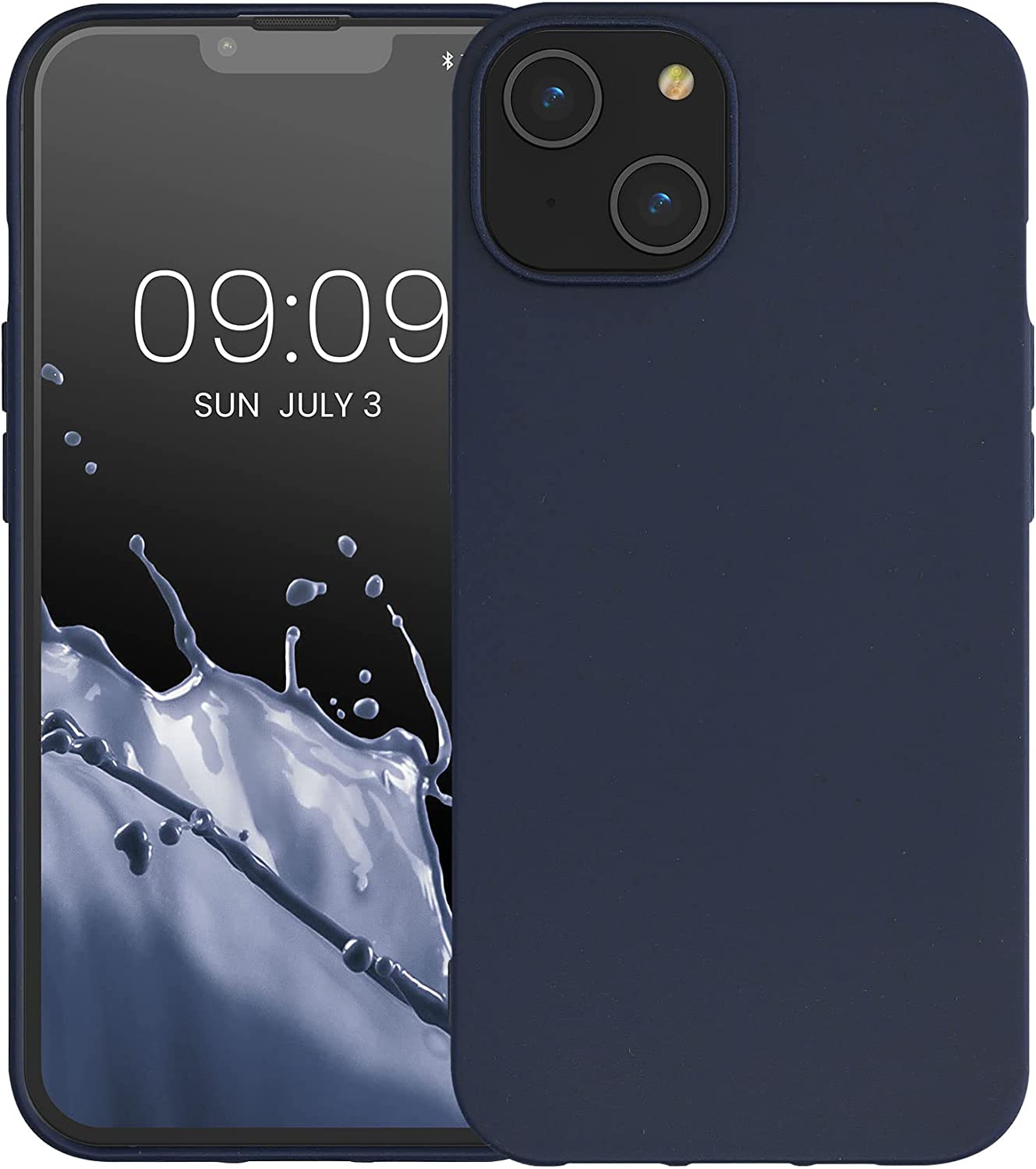 Kalibri iPhone 14 Θήκη Σιλικόνης TPU με Ανακυκλώσιμο και Βιοδιασπώμενο Υλικό - Dark Blue - 59217.17