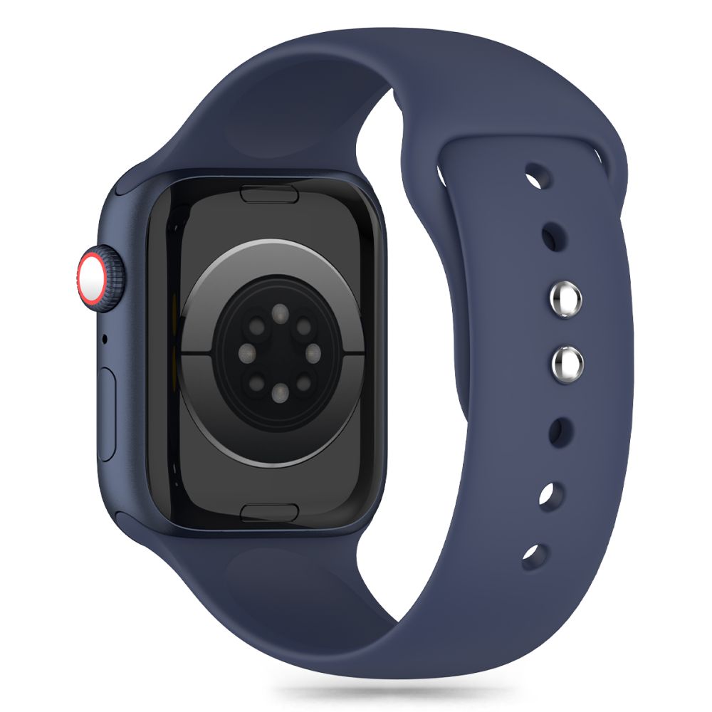 Tech-Protect Λουράκι Apple Watch 4/5/6/7/8/9/10/11 - SE (1/2/3) - ULTRA (1/2/3) - 44/45/46/49mm Silicone Σιλικόνης - Midnight Blue