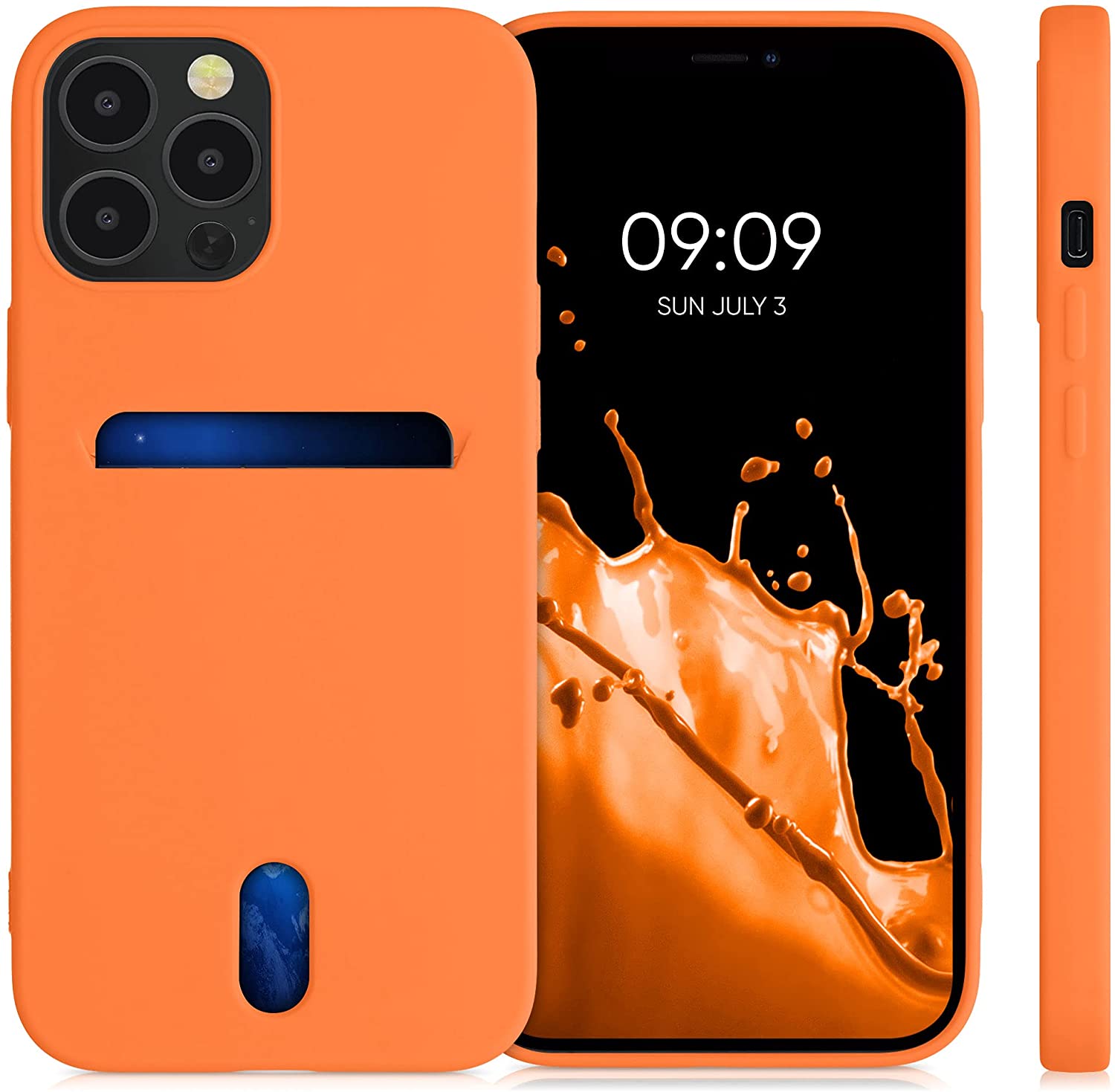 KW iPhone 12 Pro Max Θήκη Σιλικόνης TPU - Cosmic Orange - 54514.150