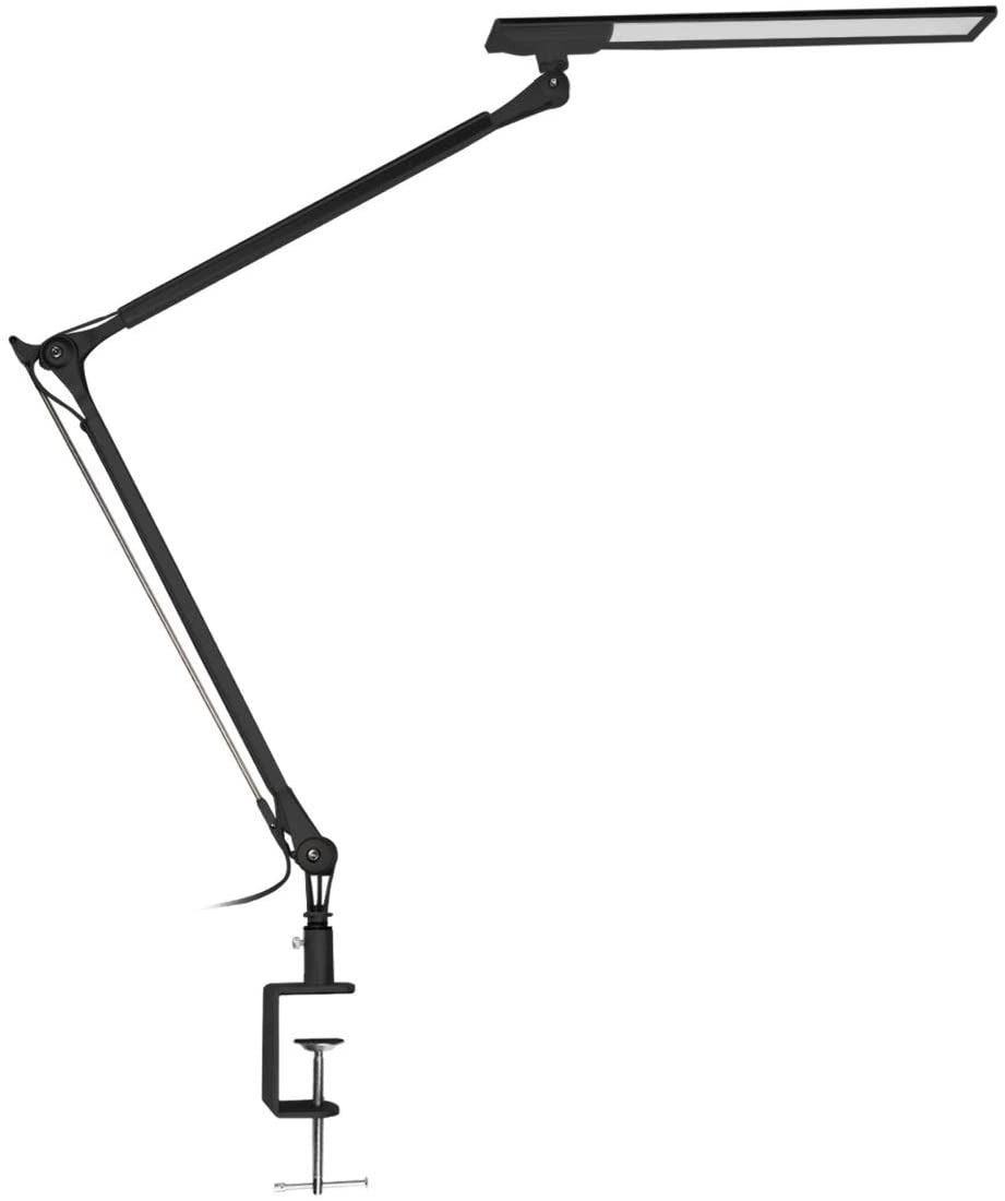 Navaris LED Desk Lamp Aluminium Clamp Lamp Επιτραπέζιο Φωτιστικό Αλουμινίου - Black - 45791.01