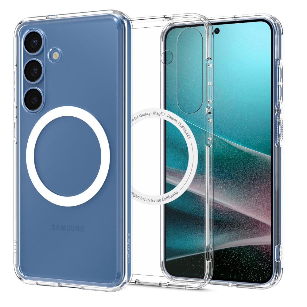 Spigen Samsung Galaxy S25 Plus - Ultra Hybrid Mag - Σκληρή Θήκη με Πλαίσιο Σιλικόνης Και MagSafe - Clear / White