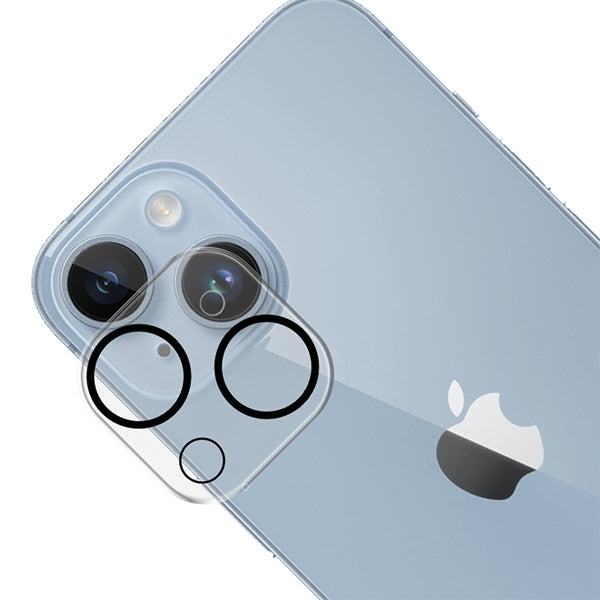 3MK iPhone 15 / iPhone 15 Plus Lens Pro Full Cover 9H Αντιχαρακτικό Γυαλί για την Κάμερα - Διάφανο