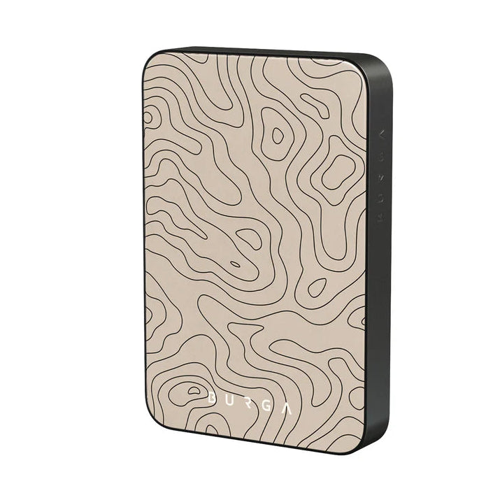 Burga Μαγνητικό Ασύρματο MagSafe PowerBank 5000mAh με Καλώδιο Type-C to Type-C - Gunmetal - Wild Terrain