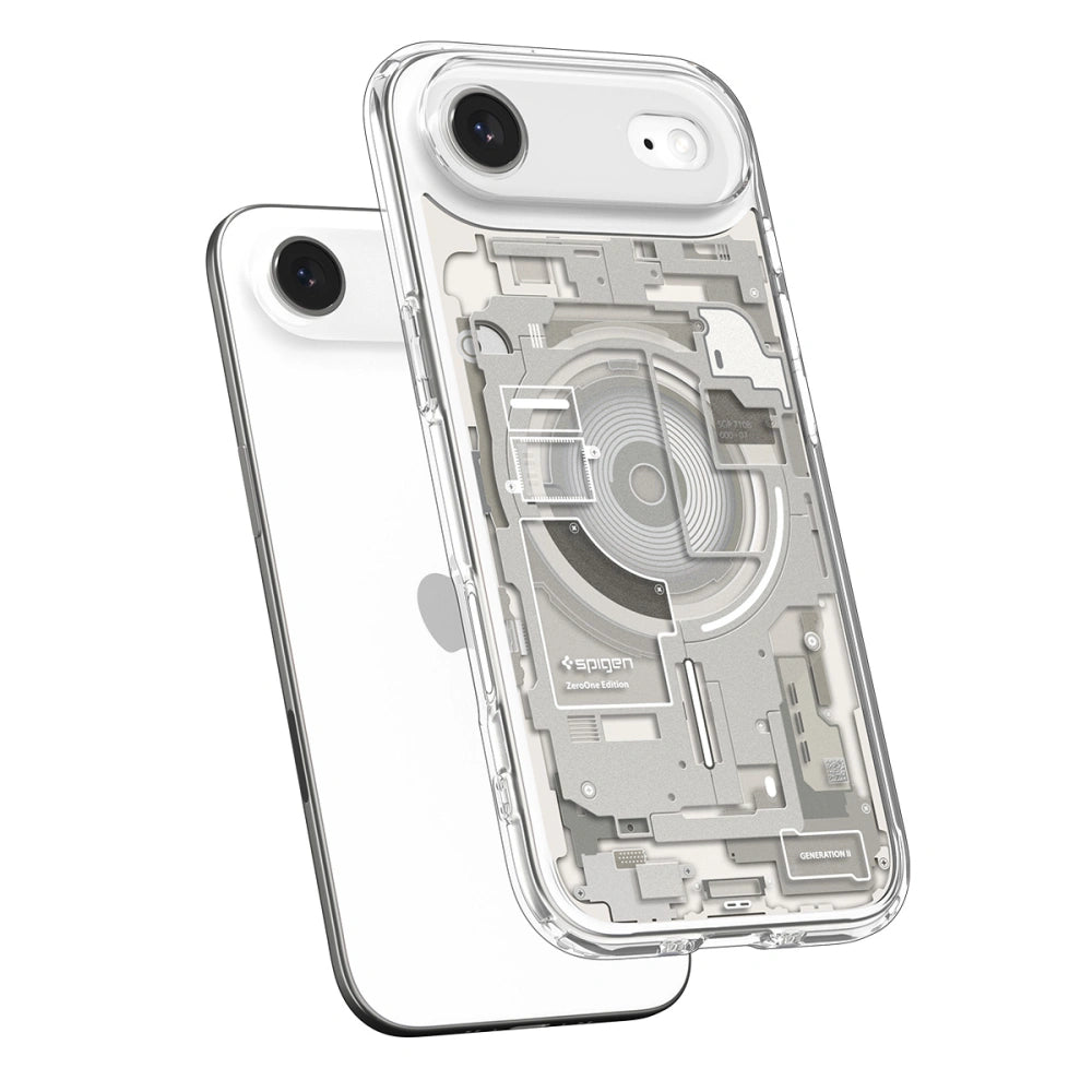 Spigen iPhone Air - Ultra Hybrid Mag - Σκληρή Θήκη με Πλαίσιο Σιλικόνης Και MagSafe - Zero One Natural Titanium