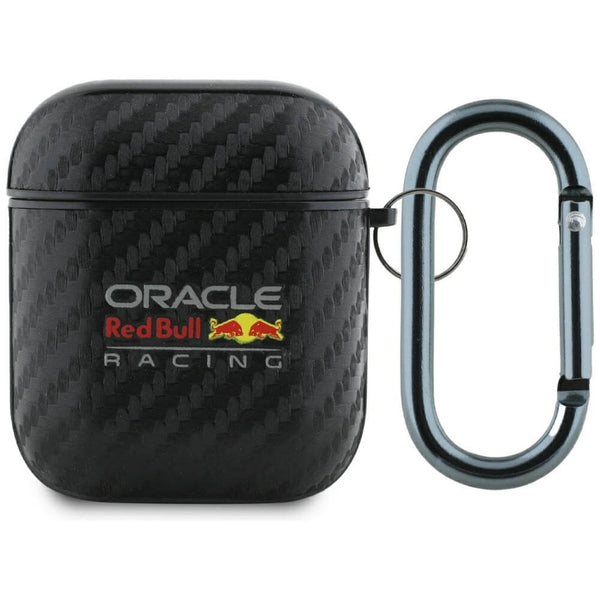Red Bull AirPods 1 / 2 Θήκη από Σκληρό Πλαστικ΄΄ο - Carbon Logo - Black