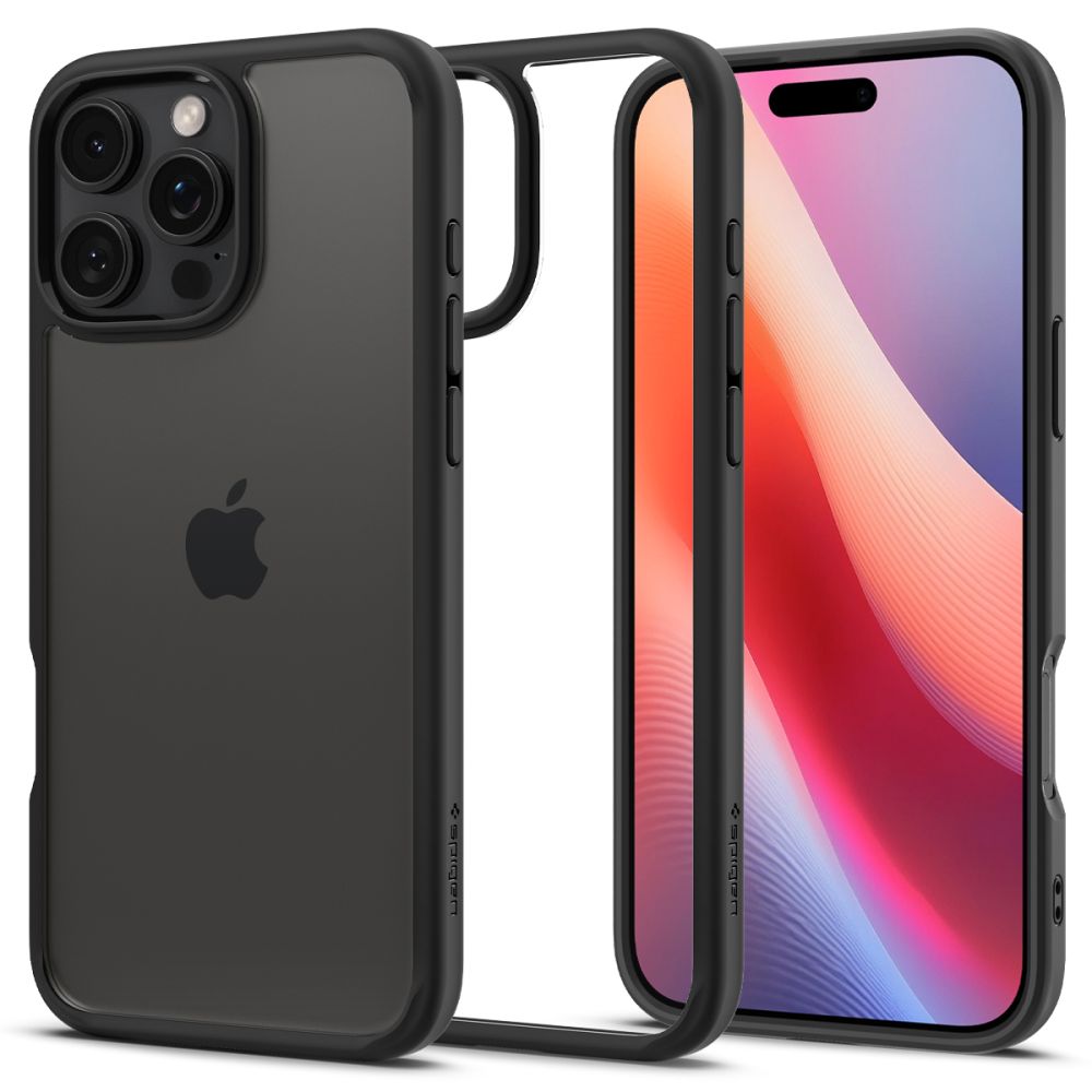 Spigen iPhone 16 Pro Max Ultra Hybrid Σκληρή Θήκη με Πλαίσιο Σιλικόνης - Matte Black