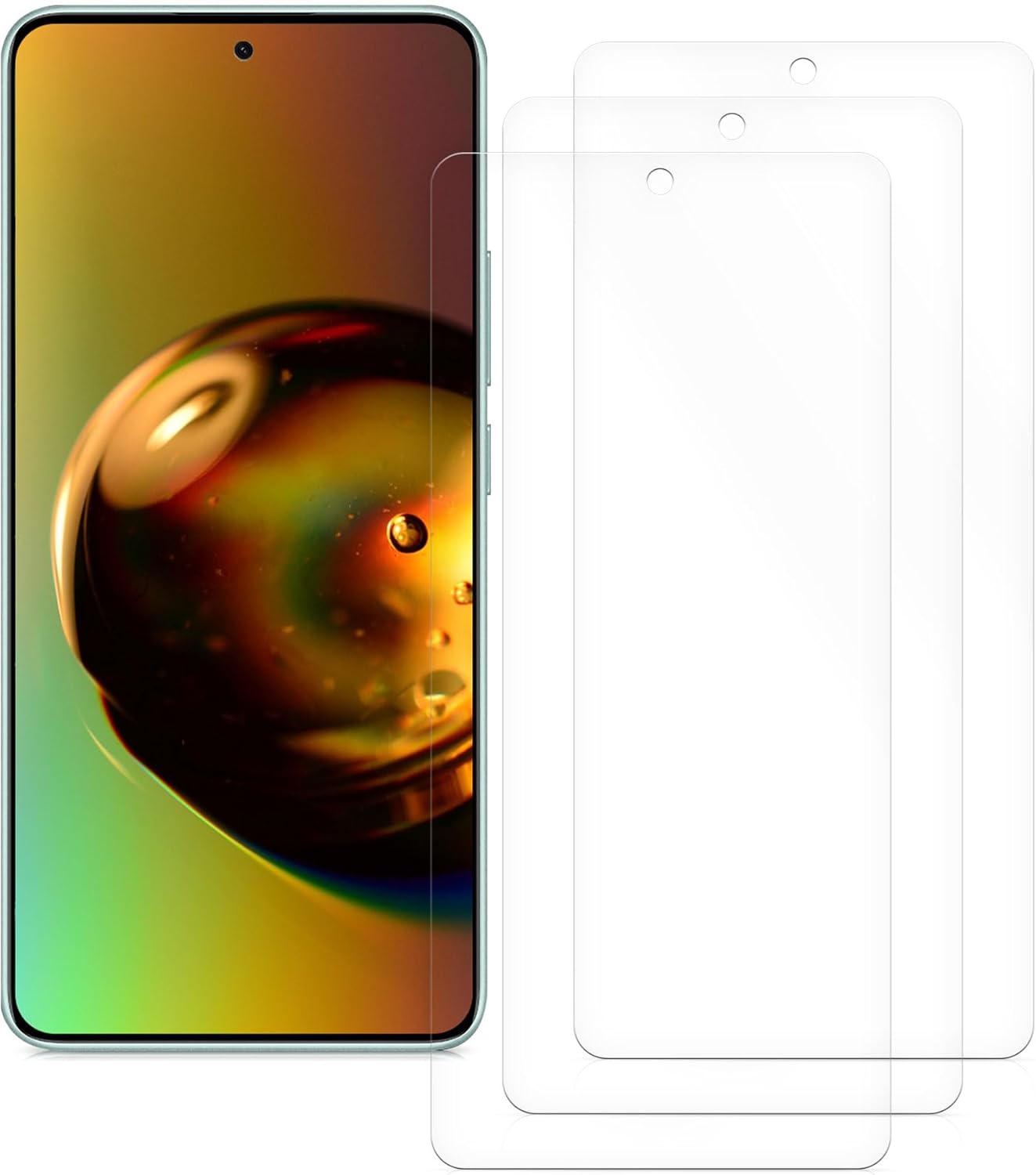 KW Xiaomi Redmi Note 14 5G - Σετ με 3 Μεμβράνες Προστασίας Οθόνης - Διάφανες