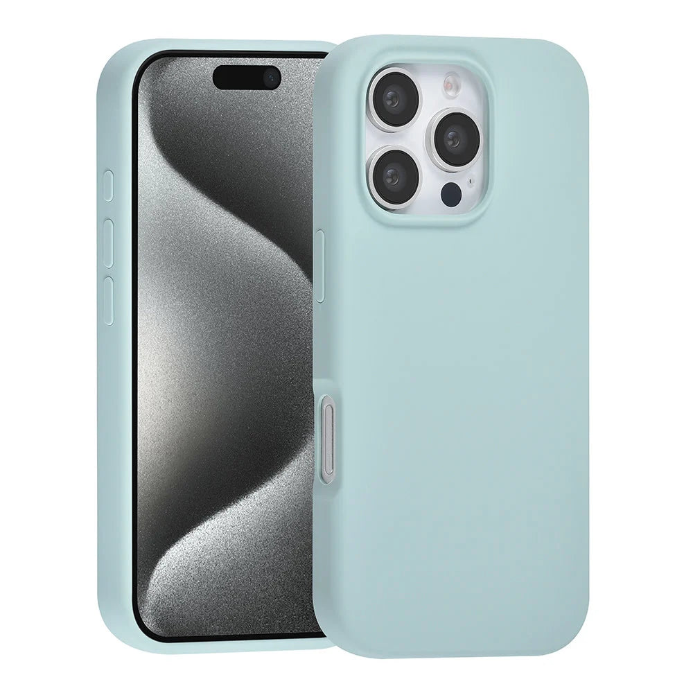 Tuniq iPhone 16 Pro Premium Liquid Silicone Θήκη Σιλικόνης - Light Blue