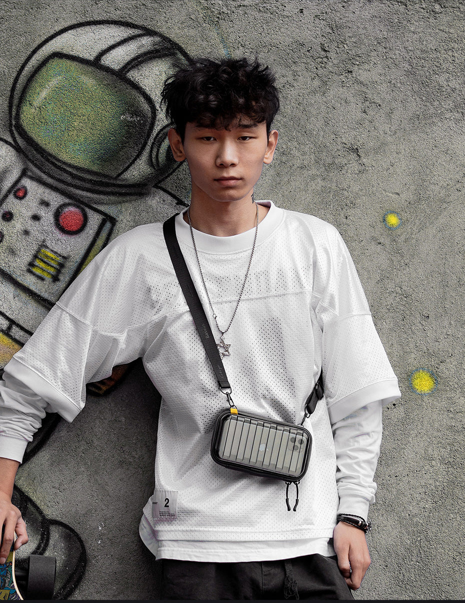 Baseus Let's go Hermit Shockproof Storage Bag Τσάντα / Πορτοφόλι - Διάφανη - LBFZ-A02