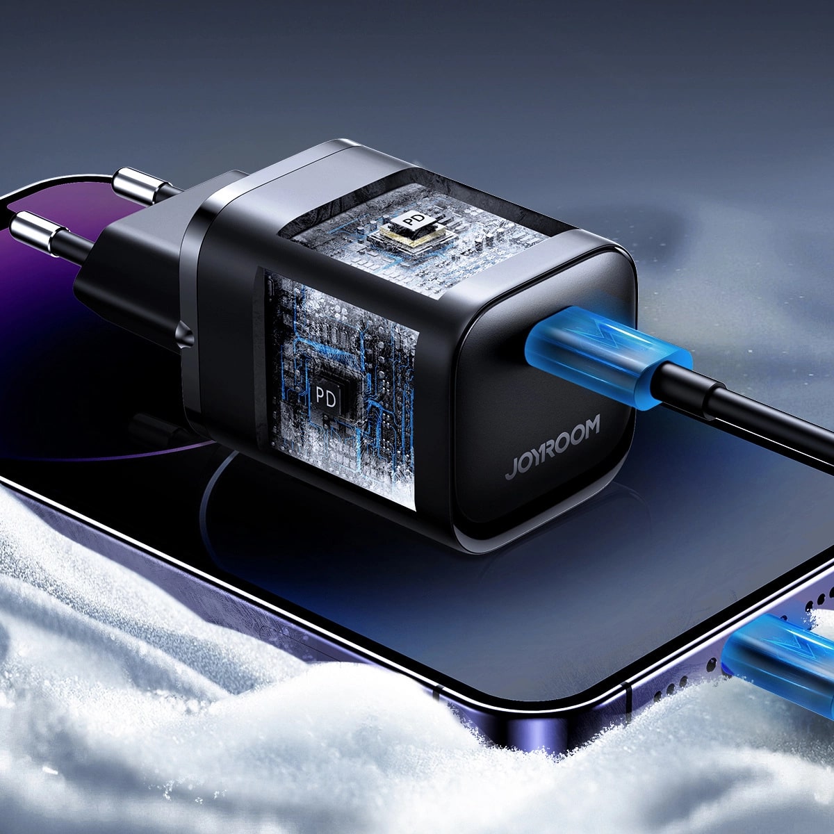 Joyroom Speed Series Οικιακός Φορτιστής Γρήγορης Φόρτισης με Θύρα Type-C PD 30W - Black - JR-TCF07EU