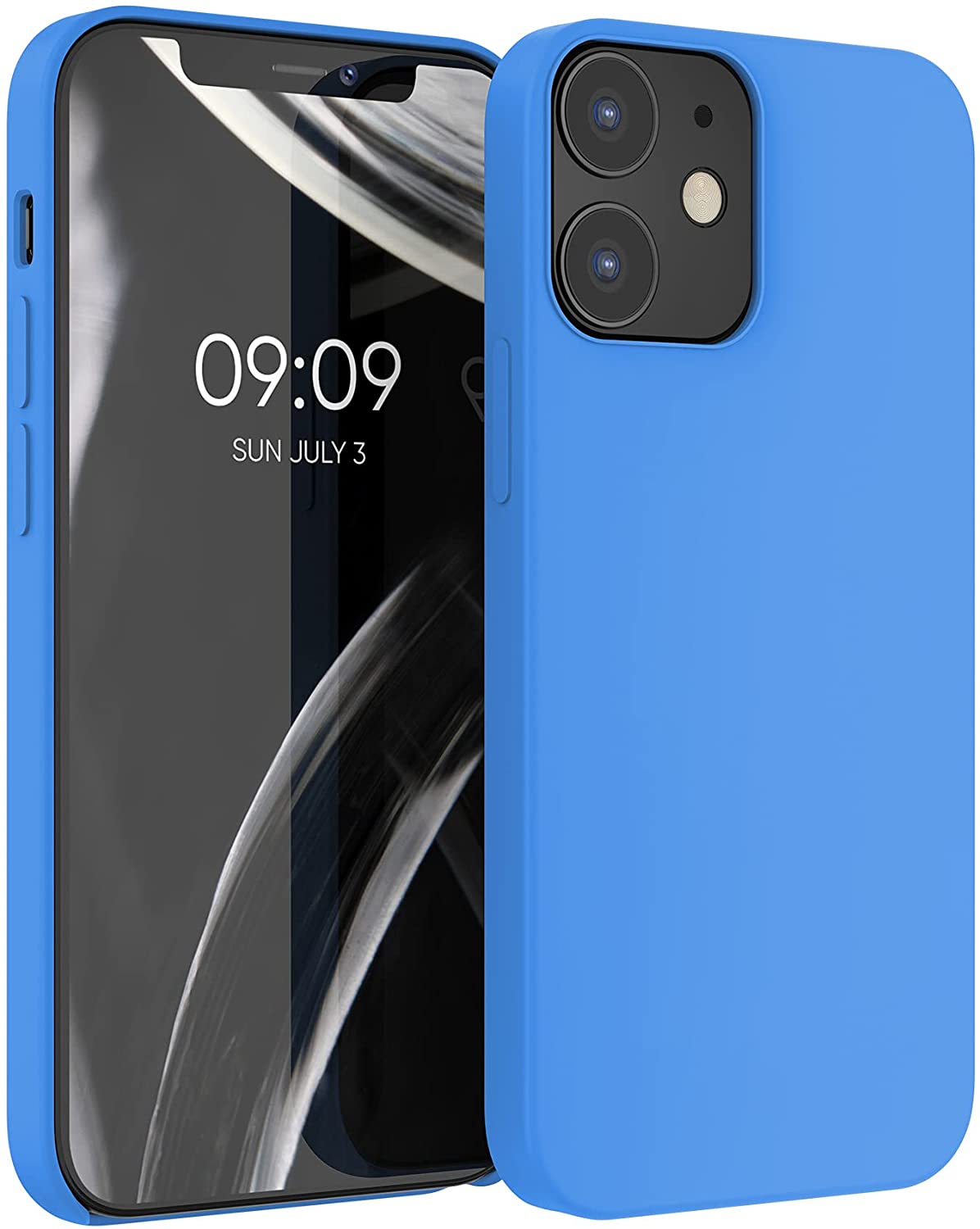 KW iPhone 12 / iPhone 12 Pro Θήκη Σιλικόνης Rubber TPU - Surf Blue - 52641.189