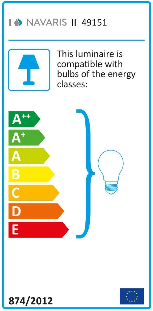 Navaris Table Lamp Επιτραπέζιο Φωτιστικό Design Pineapple - 40cm - Gold / White - 49151.66.02