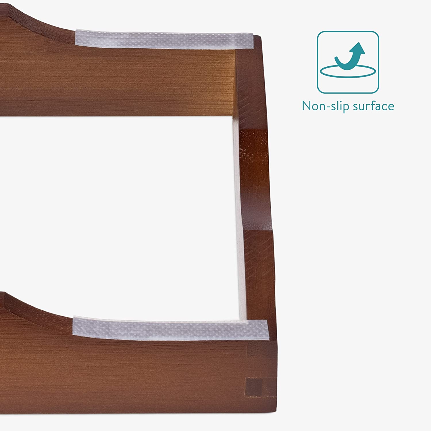 Navaris Wooden Bath Tray Rack Ξύλινη Βάση για τη Μπανιέρα με Πτυσσόμενα Πόδια - Dark Brown - 47685.04