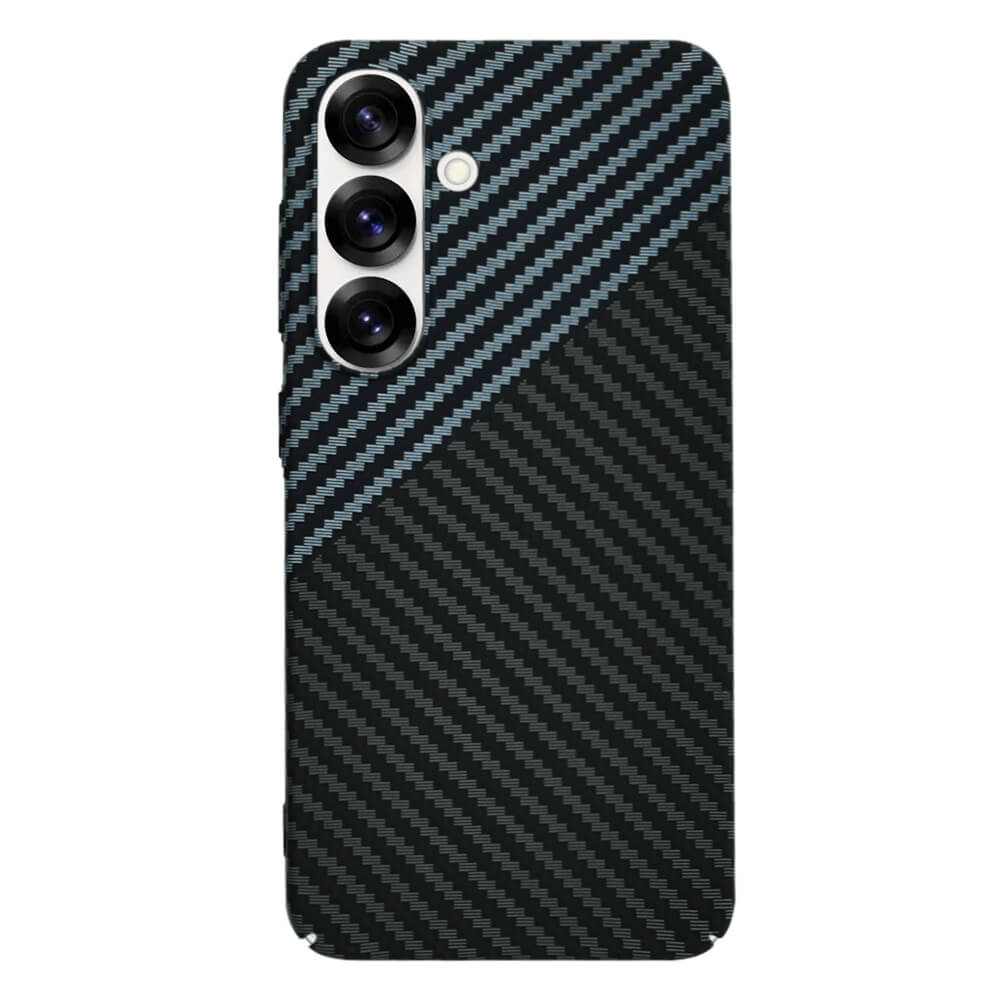 Techsuit Samsung Galaxy S25 Σκληρή Θήκη Carbonite FiberShell - Stealth Gray