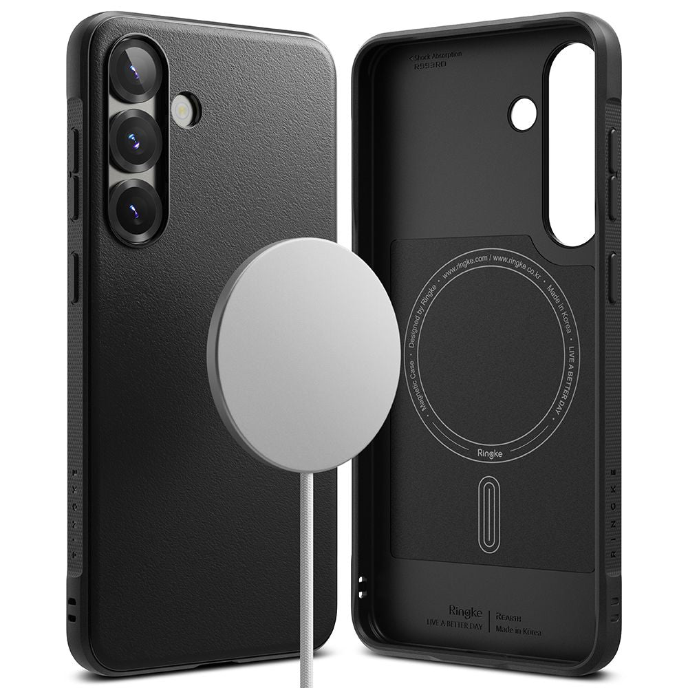 Ringke Samsung Galaxy S25 Plus Onyx Magnetic Θήκη Σιλικόνης με MagSafe - Black