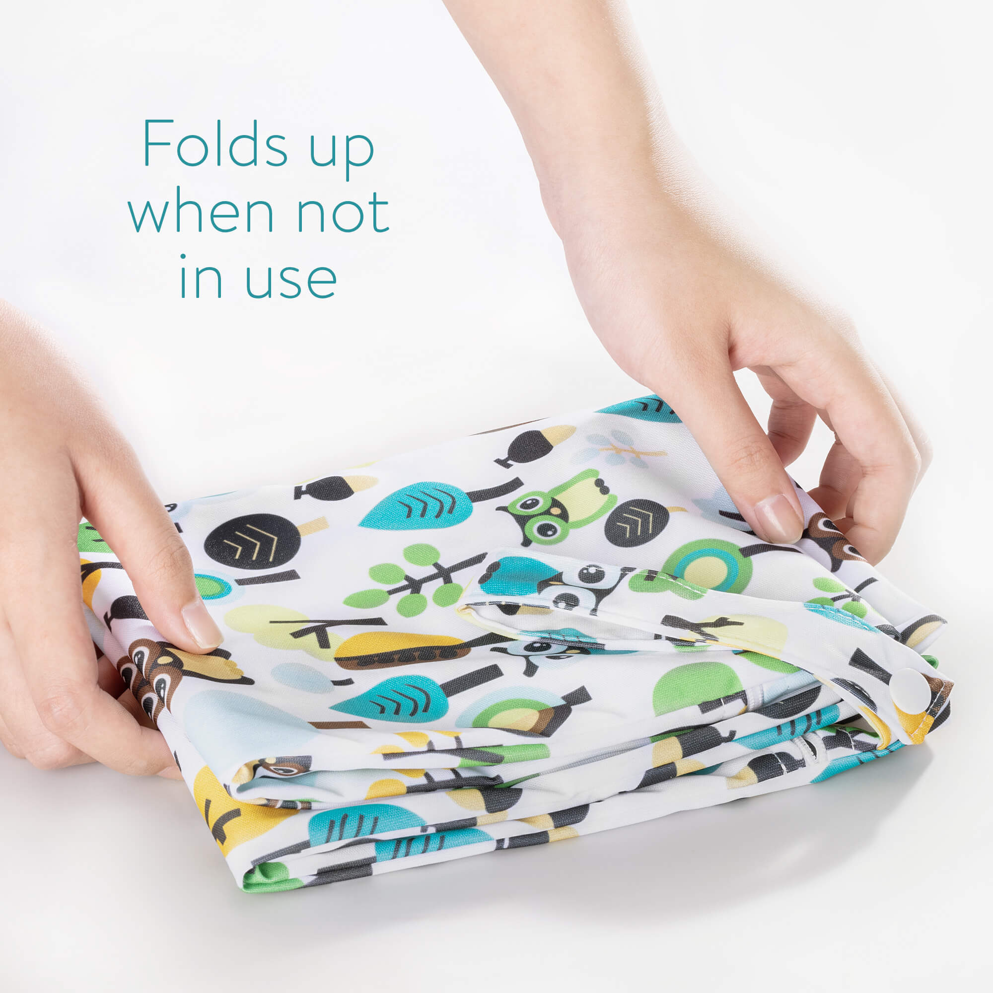 Navaris Σετ με 3 Τσάντες Αποθήκευσης για Πάνες - Design Animal - Multicolor - 56718.01