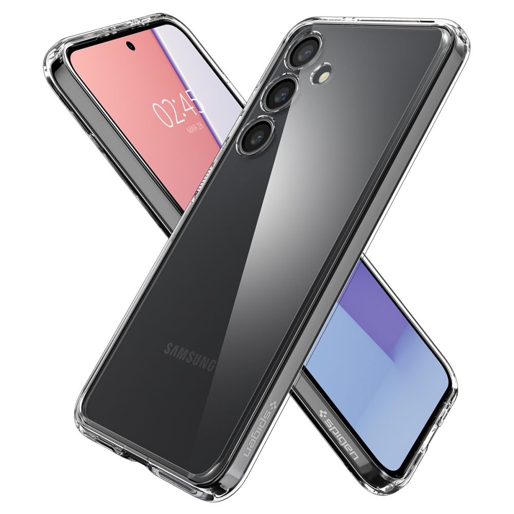 Spigen Samsung Galaxy S24 - Ultra Hybrid Σκληρή Θήκη με Πλαίσιο Σιλικόνης - Crystal Clear