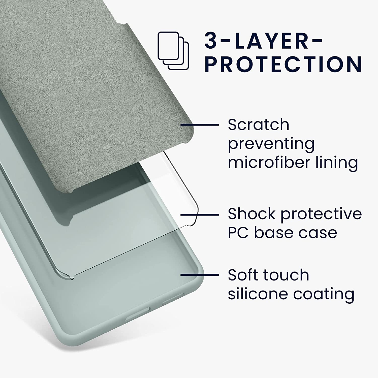 KW Xiaomi Redmi Note 12 Pro Θήκη Σιλικόνης Rubberized TPU - Cool Mint - 60690.200