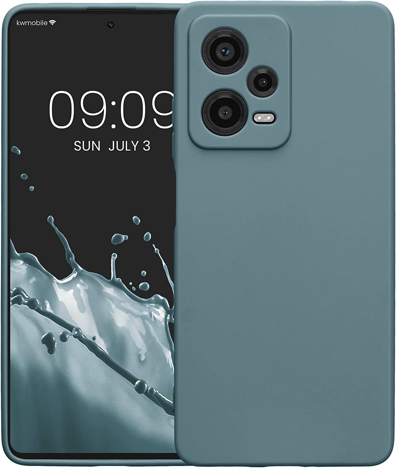 KW Xiaomi Redmi Note 12 Pro+ Θήκη Σιλικόνης TPU - Arctic Night - 60686.207