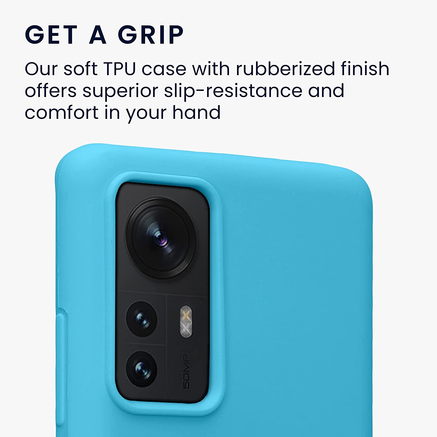 KW Xiaomi 12 / 12X Θήκη Σιλικόνης Rubber TPU - Ocean Blue - 56210.223