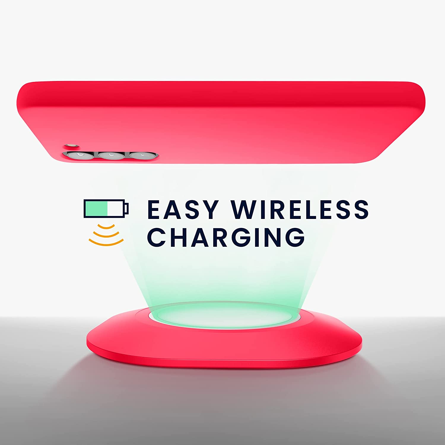 KW Samsung Galaxy S23 Plus Θήκη Σιλικόνης Rubberized TPU - Neon Pink - 60274.77