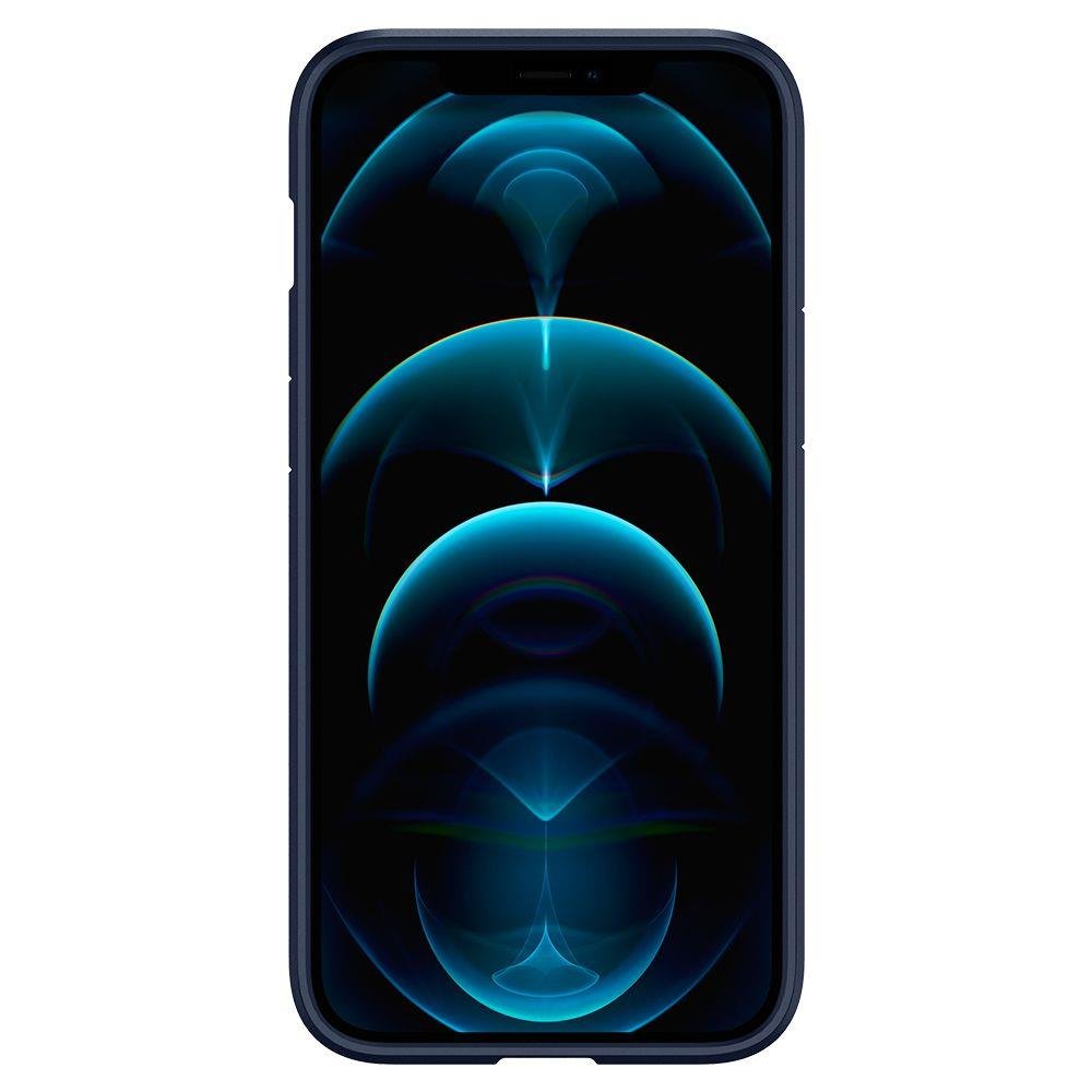 Spigen iPhone 12 / iPhone 12 Pro Ultra Hybrid Σκληρή Θήκη με Πλαίσιο Σιλικόνης - Navy Blue