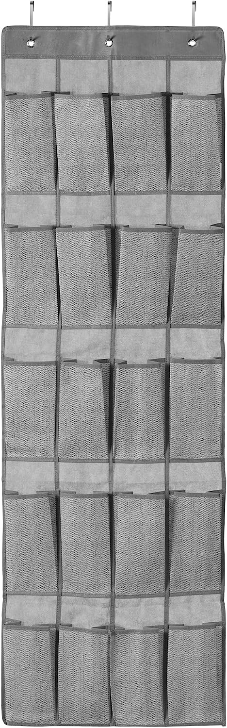 Navaris Κρεμαστό Σύστημα Οργάνωσης Πόρτας με 20 Θήκες για Παπούτσια - Dark Grey - 60620.19