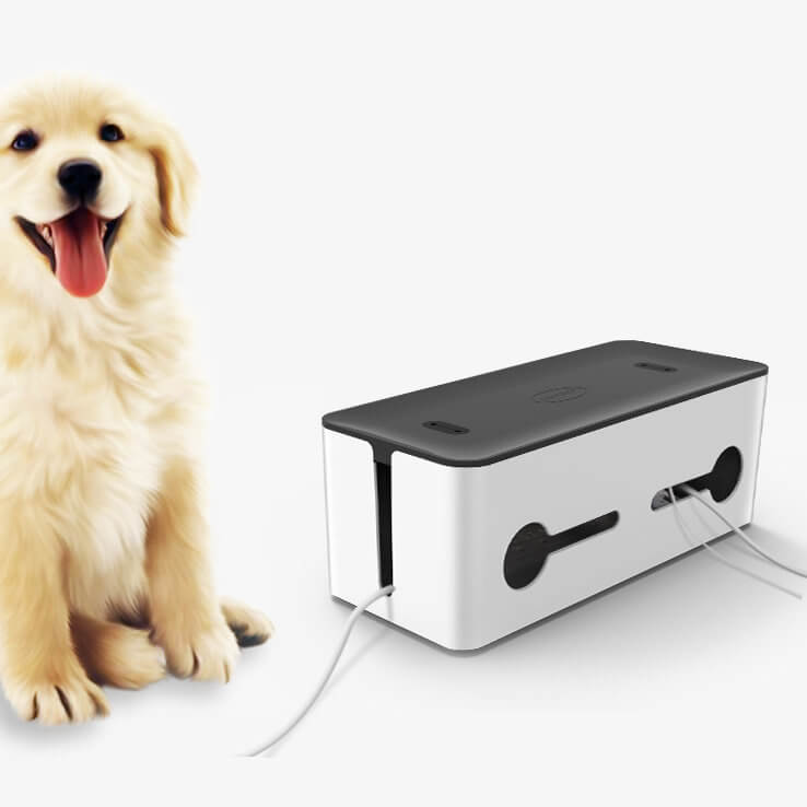 Ugreen LP110 Κουτί Οργάνωσης Καλωδίων με Καπάκι - Black / White