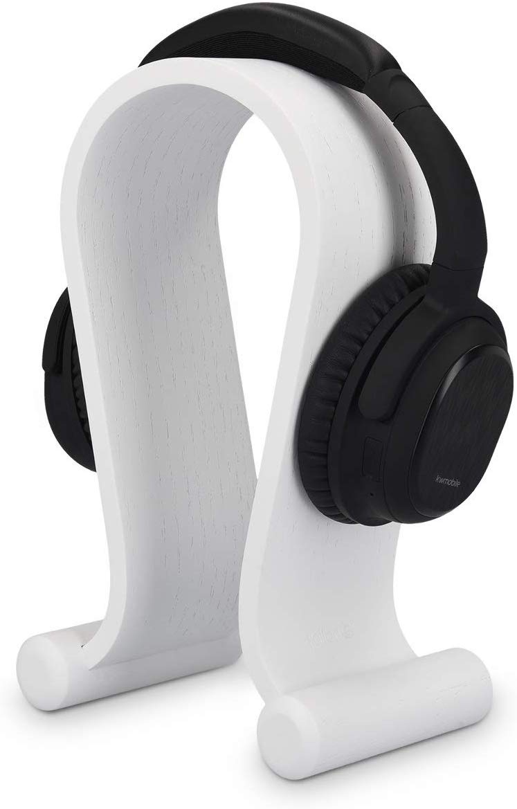 Kalibri Βάση Ακουστικών από Ξύλο - White - 39069.02