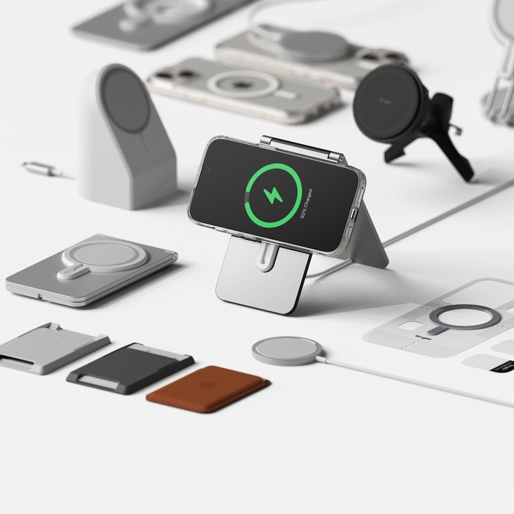 Ringke iPhone 15 Plus Fusion Σκληρή Θήκη με Πλαίσιο Σιλικόνης και MagSafe - Matte Clear