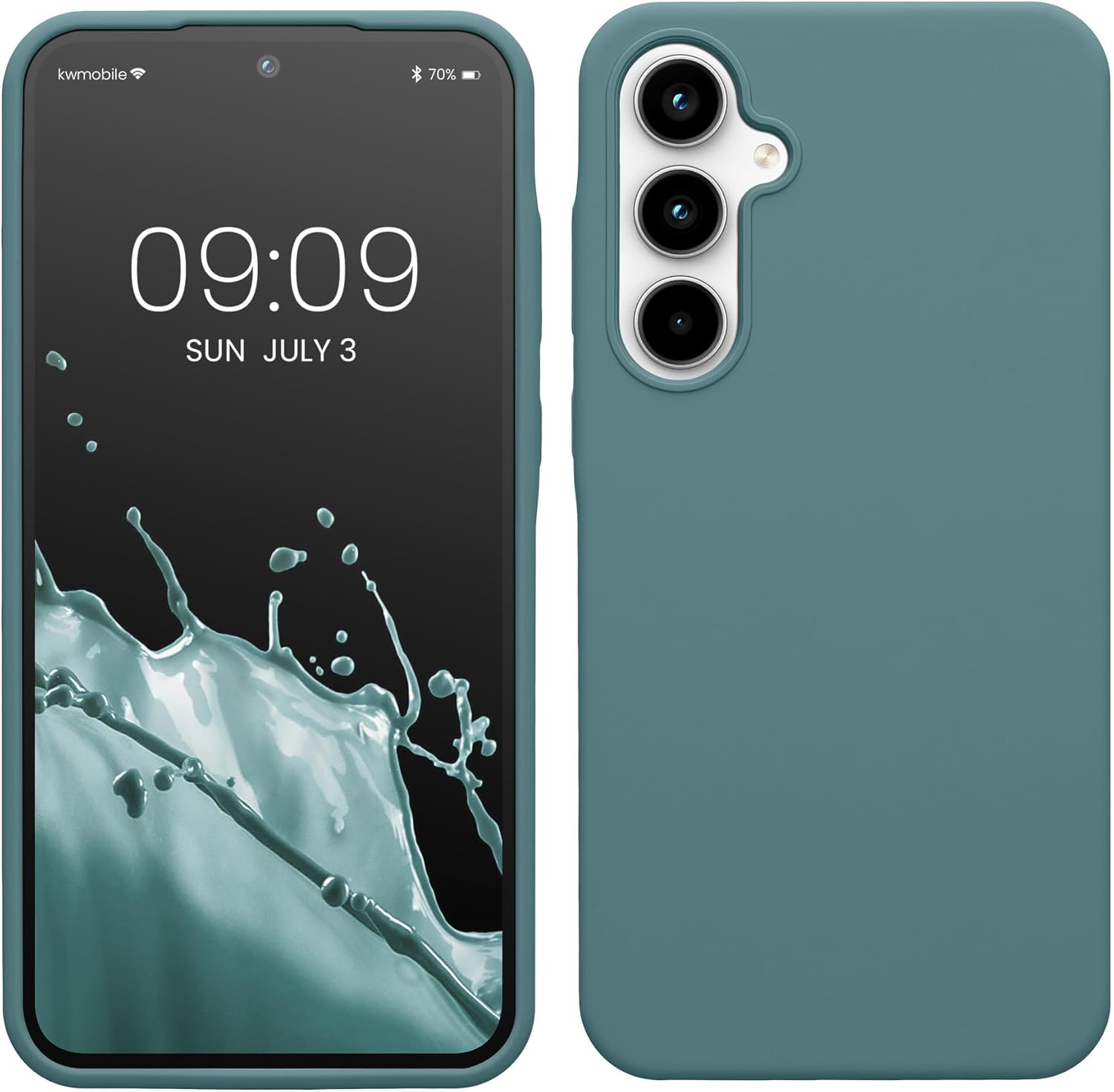 KW Samsung Galaxy A35 5G Θήκη Σιλικόνης Rubberized TPU - Arctic Night