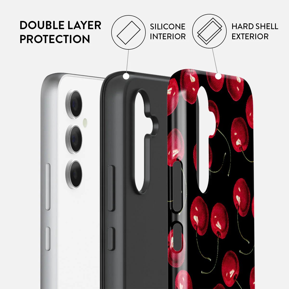 Burga Samsung Galaxy A55 5G Fashion Tough Σκληρή Θήκη - Cherrybomb