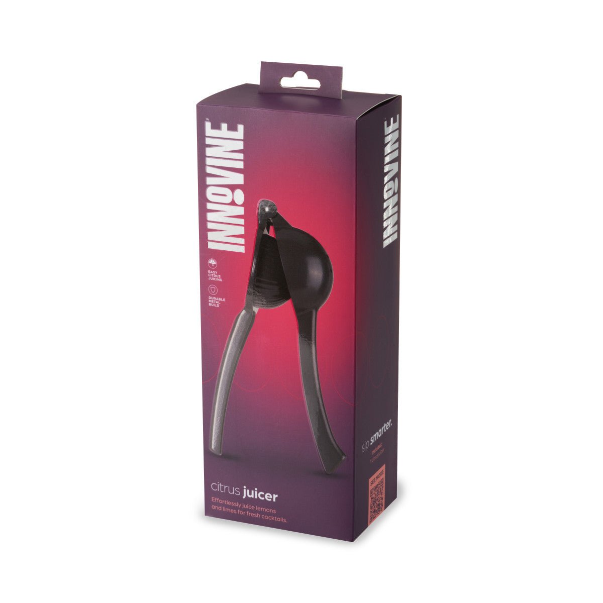 Innovine Πρέσα Χειρός Λεμονιού / Lime από Αλουμίνιο - Dark Grey