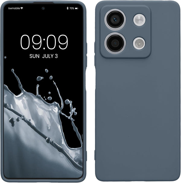 KW Xiaomi Redmi Note 13 5G Θήκη Σιλικόνης TPU - Dark Slate