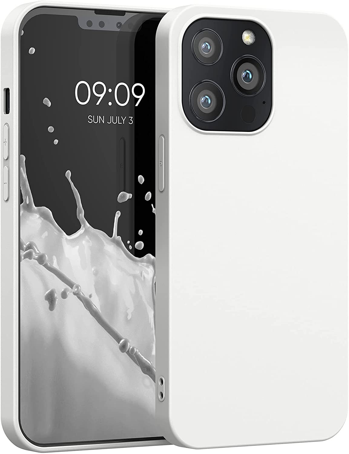 KW iPhone 13 Pro Θήκη Σιλικόνης TPU - White - 55958.02