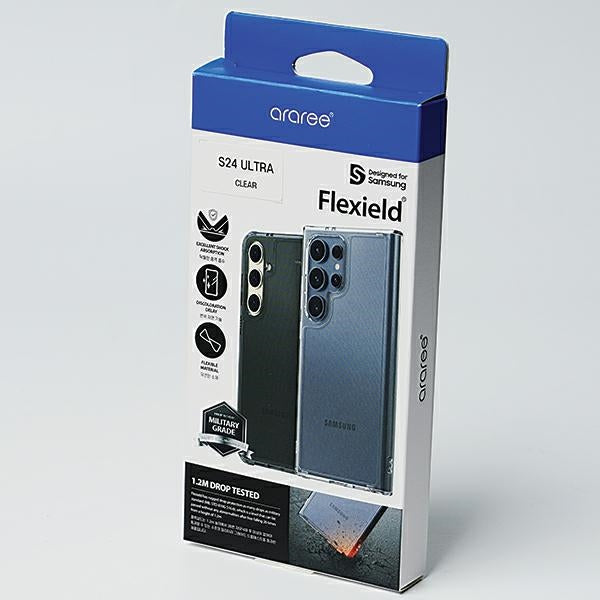 Araree Samsung Galaxy S24 Ultra Flexield Θήκη Σιλικόνης - Black