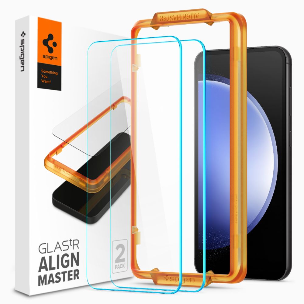 Spigen Samsung Galaxy S23 FE ALM GLAS.tR HD Tempered Glass Αντιχαρακτικό Γυαλί Οθόνης 9H - 2 Τεμάχια - Διάφανα