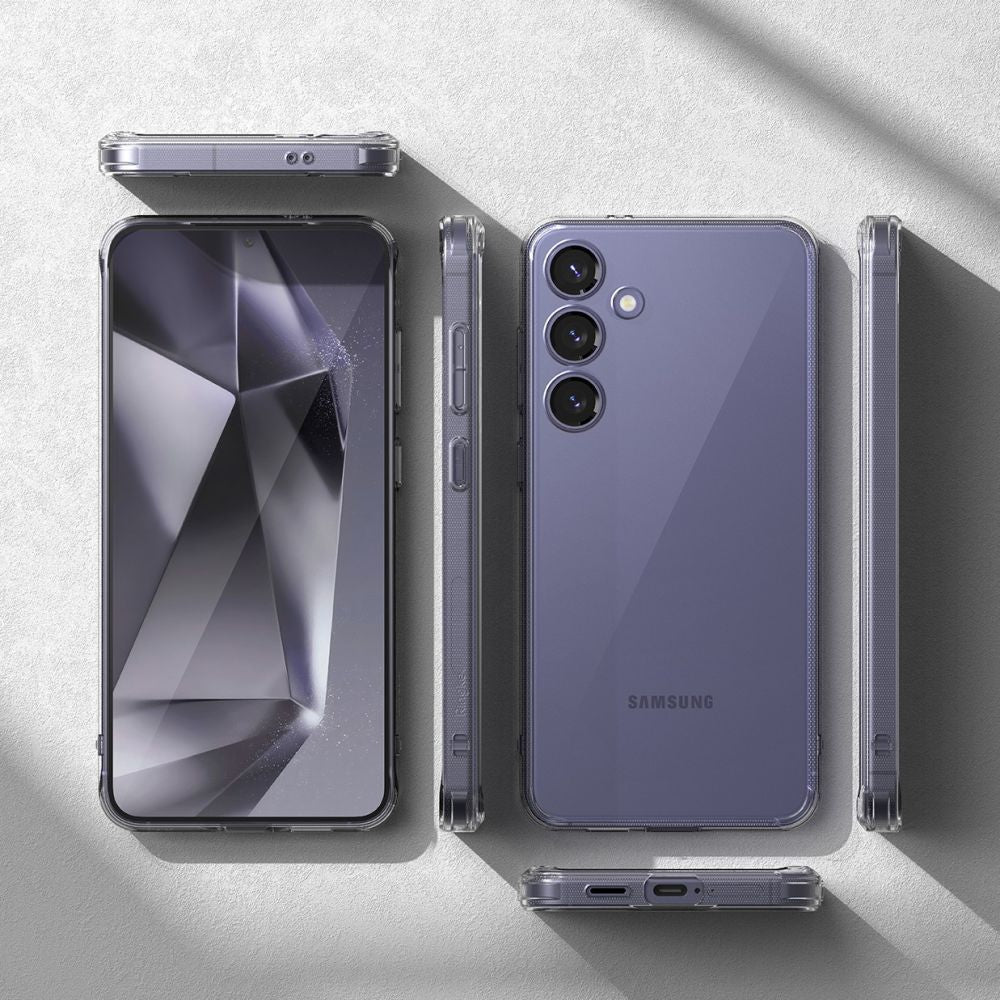 Ringke Samsung Galaxy S24+ Fusion Σκληρή Θήκη με Πλαίσιο Σιλικόνης - Διάφανη